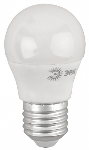 Лампа светодиодная Эра P45-8W-840-E27 8Вт цоколь:E27 4000K 220В колба:P45 (упак.:3шт)