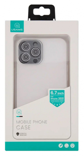 Чехол (клип-кейс) для Apple iPhone 13 Pro Max Usams US-BH779 белый (матовый) (УТ000028083) фото 2