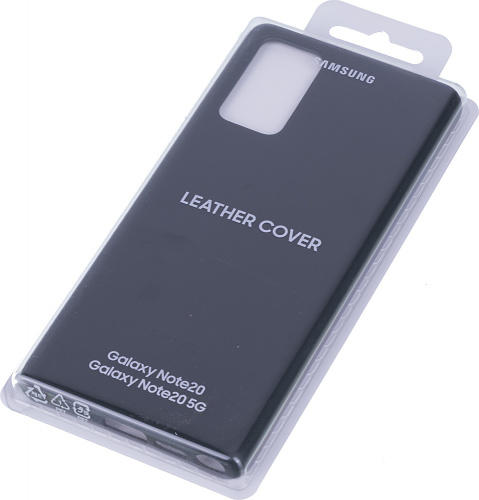Чехол (клип-кейс) Samsung для Samsung Galaxy Note 20 Leather Cover зеленый (EF-VN980LGEGRU) фото 4