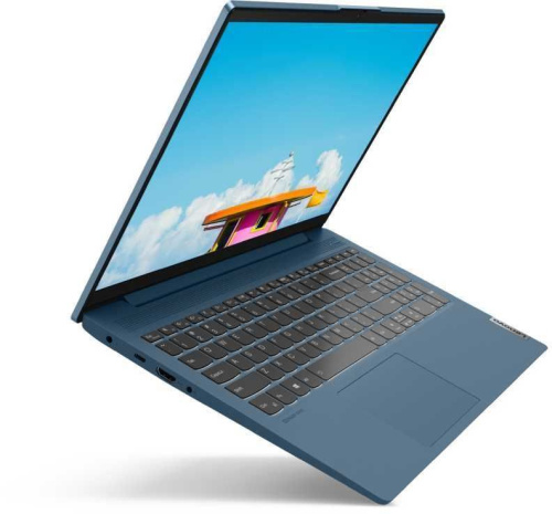 Ноутбук Lenovo IdeaPad IP5 15ARE05 Ryzen 5 4500U/8Gb/SSD256Gb/AMD Radeon/15.6"/IPS/FHD (1920x1080)/noOS/blue/WiFi/BT/Cam фото 5