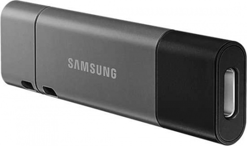 Флеш Диск Samsung 32Gb DUO Plus MUF-32DB/APC USB3.1 серебристый фото 3