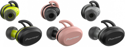 Гарнитура вкладыши Pioneer SE-E8TW-P розовый/черный беспроводные bluetooth в ушной раковине фото 3