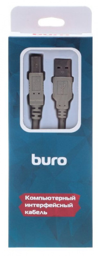 Кабель Buro USB A(m) USB B(m) 3м (BHP RET USB_BM30) серый (блистер) фото 3