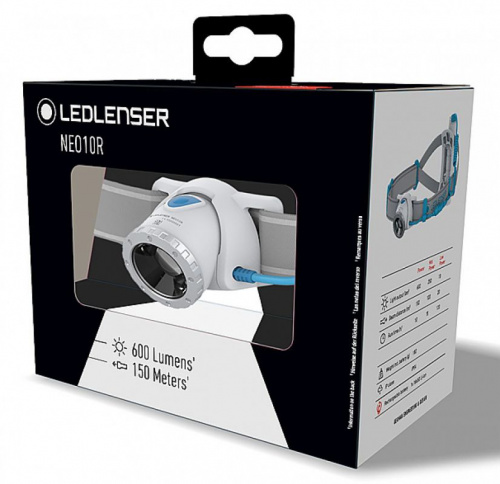 Фонарь налобный Led Lenser Neo 10R синий лам.:светодиод. (500917) фото 4