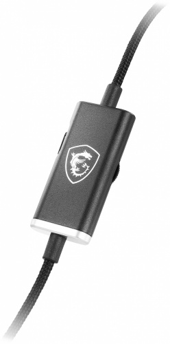 Наушники с микрофоном MSI Immerse GH20 черный 1.5м накладные оголовье (S37-2101030-SV1) фото 4