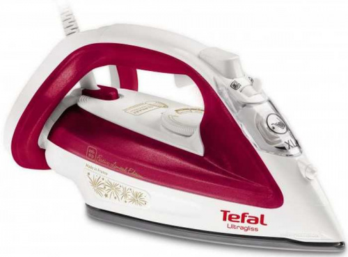 Утюг Tefal FV4912E0 2400Вт белый/красный