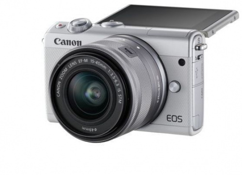 Фотоаппарат Canon EOS M100 белый 24.2Mpix 3" 1080p WiFi 15-45 IS STM LP-E12 (с объективом) фото 8