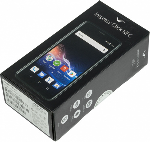 Смартфон Vertex Impress Click NFC 8Gb 1Gb графит моноблок 3G 2Sim 5" 480x960 Android 8.1 5Mpix 802.11bgn NFC GPS GSM900/1800 GSM1900 MP3 FM A-GPS microSDHC max32Gb фото 7