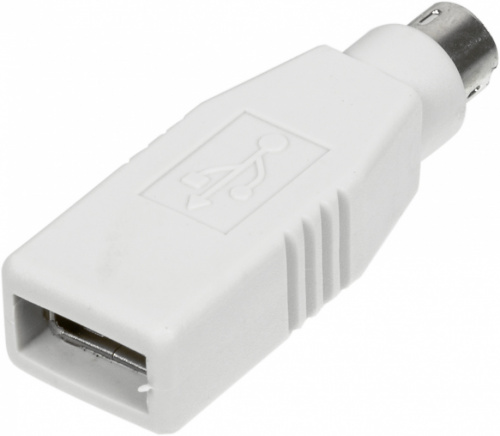 Переходник Ningbo MD6M PS/2 (m) USB A(f) (USB013A) серый фото 5