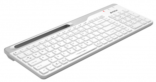 Клавиатура A4Tech Fstyler FBK25 белый/серый USB беспроводная BT/Radio slim Multimedia фото 12