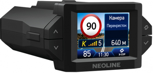 Видеорегистратор с радар-детектором Neoline X-COP 9300c GPS черный фото 13