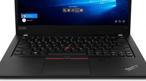 Ноутбук Lenovo ThinkPad P14s Gen 2 Ryzen 7 Pro 5850U 32Gb SSD512Gb AMD Radeon 14" IPS FHD (1920x1080) Windows 10 Professional 64 black WiFi BT Cam фото 6