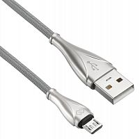 Кабель Digma USB A(m) micro USB B (m) 1.2м серебристый