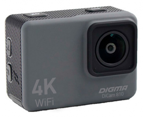 Экшн-камера Digma DiCam 810 серый фото 8