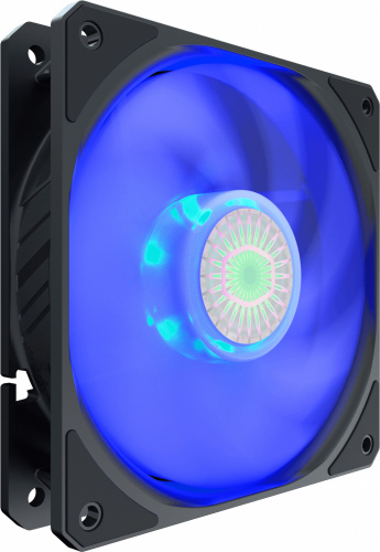 Вентилятор Cooler Master SickleFlow 120 Blue 120x120mm черный 4-pin 8-27dB 156gr Ret фото 4
