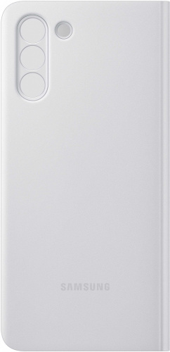 Чехол (флип-кейс) Samsung для Samsung Galaxy S21+ Smart Clear View Cover светло-серый (EF-ZG996CJEGRU) фото 5