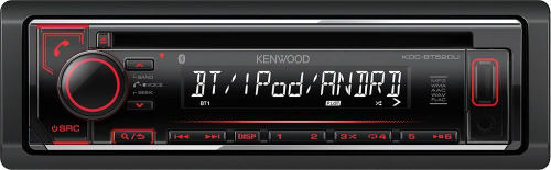 Автомагнитола CD Kenwood KDC-BT520U 1DIN 4x50Вт