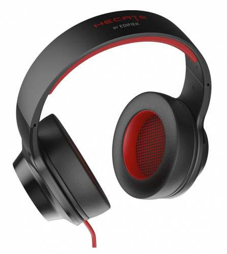 Наушники с микрофоном Edifier G4 черный/красный 2.5м накладные USB оголовье фото 3