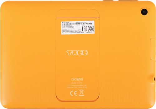 Планшет Alcatel Tkee Mini 2 9317G MT MT8167D (1.3) 4C RAM1Gb ROM32Gb 7" TN 1024x600 Android 10.0 Go оранжевый/светло-желтый 2Mpix 2Mpix BT WiFi Touch microSD 128Gb minUSB 2580mAh до 400hrs фото 2