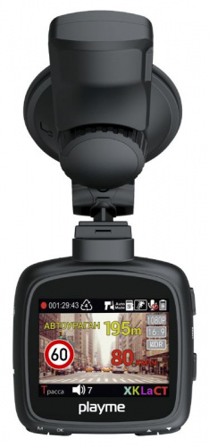 Видеорегистратор с радар-детектором Playme MAXI GPS черный фото 3