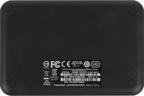 Жесткий диск Toshiba USB 3.0 500Gb HDTP205EK3AA Canvio Ready 2.5" черный фото 5