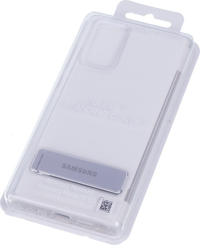 Чехол (клип-кейс) Samsung для Samsung Galaxy Note 20 Clear Standing Cover прозрачный (EF-JN980CTEGRU) фото 2