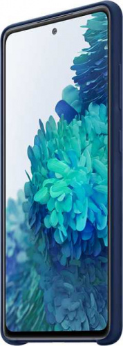 Чехол (клип-кейс) Samsung для Samsung Galaxy S20 FE Silicone Cover темно-синий (EF-PG780TNEGRU) фото 3