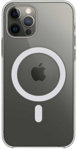 Чехол (клип-кейс) Apple для Apple iPhone 12/12 Pro Clear Case with MagSafe прозрачный (MHLM3ZE/A) фото 4