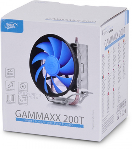 Устройство охлаждения(кулер) Deepcool GAMMAXX 200 V2 Soc-AM4/1151/1200 4-pin 18-24dB Al+Cu 100W 326gr Ret фото 2