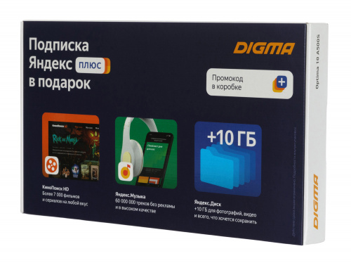 Планшет Digma Optima 10 A500S SC7731E (1.3) 4C RAM1Gb ROM16Gb 10.1" IPS 1280x800 3G Android 10.0 Go черный 2Mpix 0.3Mpix BT GPS WiFi Touch microSD 128Gb minUSB 5000mAh фото 12
