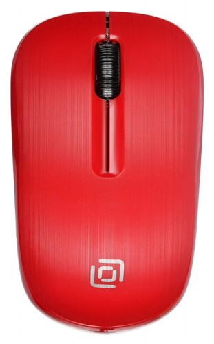 Мышь Оклик 525MW черный/красный оптическая (1000dpi) беспроводная USB для ноутбука (3but) фото 6