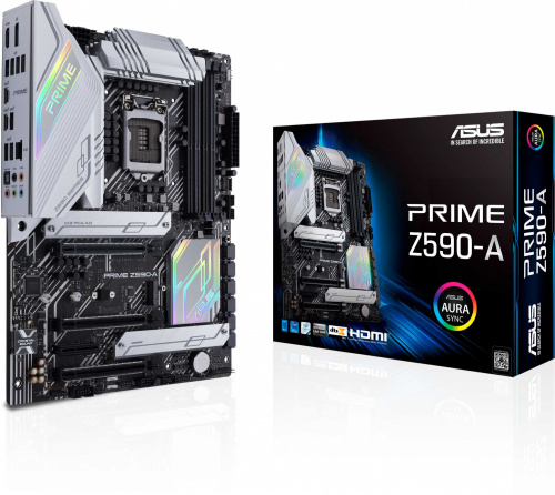 Материнская плата Asus PRIME Z590-A Soc-1200 Intel Z590 4xDDR4 ATX AC`97 8ch(7.1) 2.5Gg RAID+HDMI+DP фото 3