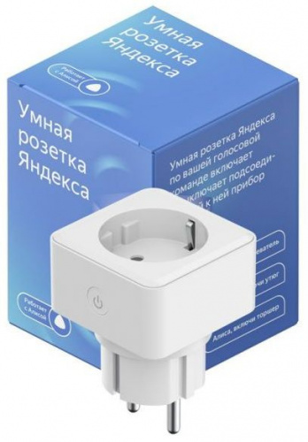 Умная розетка Yandex YNDX-0007W EU VDE Wi-Fi белый фото 6