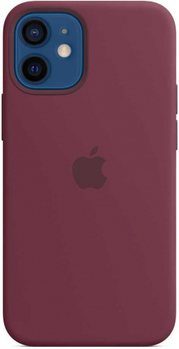 Чехол (клип-кейс) Apple для Apple iPhone 12 mini Silicone Case with MagSafe сливовый (MHKQ3ZE/A)