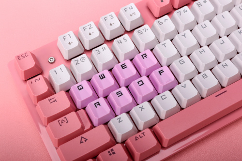 Клавиатура A4Tech Bloody B800 Dual Color механическая розовый/белый USB for gamer LED фото 2