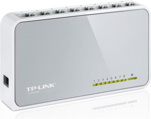Коммутатор TP-Link TL-SF1008D (L2) 8x100Мбит/с неуправляемый фото 2