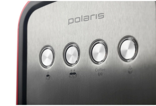 Кофеварка эспрессо Polaris PCM 1516E Adore Crema 850Вт красный фото 7
