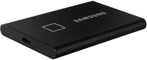 Накопитель SSD Samsung USB-C 500Gb MU-PC500K/WW T7 Touch 1.8" черный фото 4