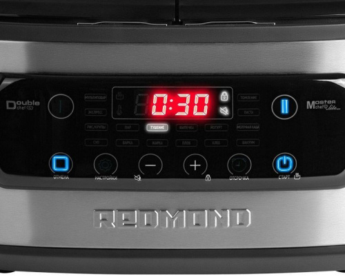 Мультиварка Redmond RMC-MD200 2.4л 1000Вт черный/серебристый фото 4