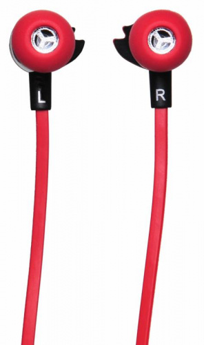 Наушники внутриканальные Оклик HP-S-210 1.2м красный проводные в ушной раковине (D1-1R) фото 7