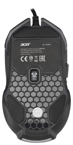 Мышь Acer OMW160 черный оптическая (6400dpi) USB (8but) фото 10