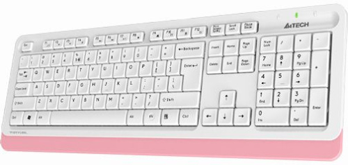 Клавиатура A4Tech Fstyler FK10 белый/розовый USB фото 3