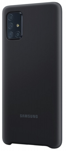 Чехол (клип-кейс) Samsung для Samsung Galaxy A71 Silicone Cover черный (EF-PA715TBEGRU) фото 2