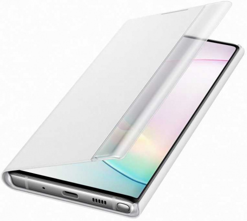 Чехол (флип-кейс) Samsung для Samsung Galaxy Note 10 Clear View Cover белый (EF-ZN970CWEGRU) фото 3