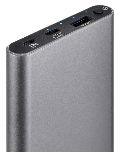 Мобильный аккумулятор Digma DG-ME-10000 10000mAh 3A 1xUSB темно-серый фото 7