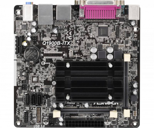 Материнская плата Asrock Q1900B-ITX mini-ITX AC`97 6ch(5.1) GbLAN+VGA+HDMI фото 2