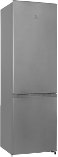 Холодильник Lex RFS 202 DF IX серебристый металлик (двухкамерный) фото 2