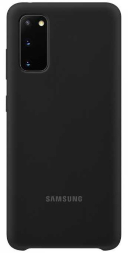 Чехол (клип-кейс) Samsung для Samsung Galaxy S20 Silicone Cover черный (EF-PG980TBEGRU)