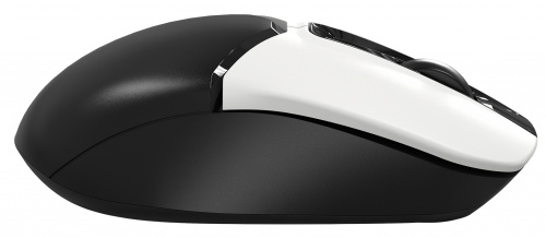 Мышь A4Tech Fstyler FB12 белый/черный оптическая (1200dpi) беспроводная BT/Radio USB (3but) фото 5