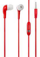 Гарнитура вкладыши Redline Stereo Headset E01 красный проводные в ушной раковине (УТ000012587)